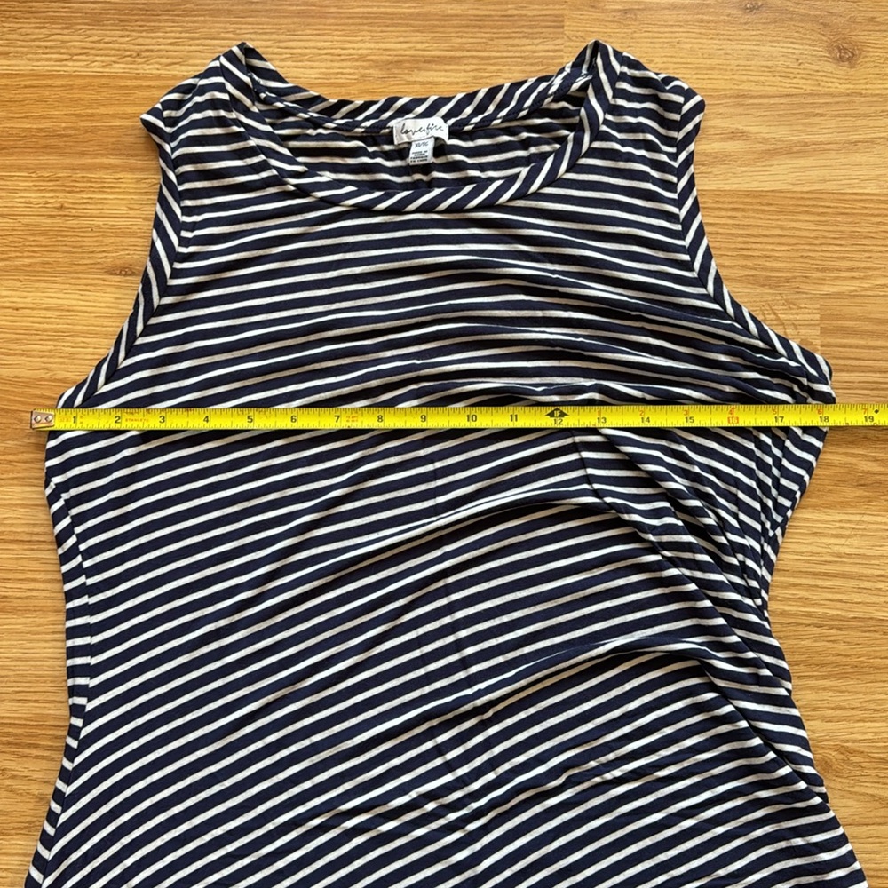 Blue and white striped dress - size XL - Picture 5 of 6